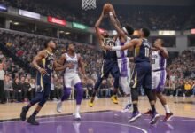 pacers vs sacramento kings match player stats