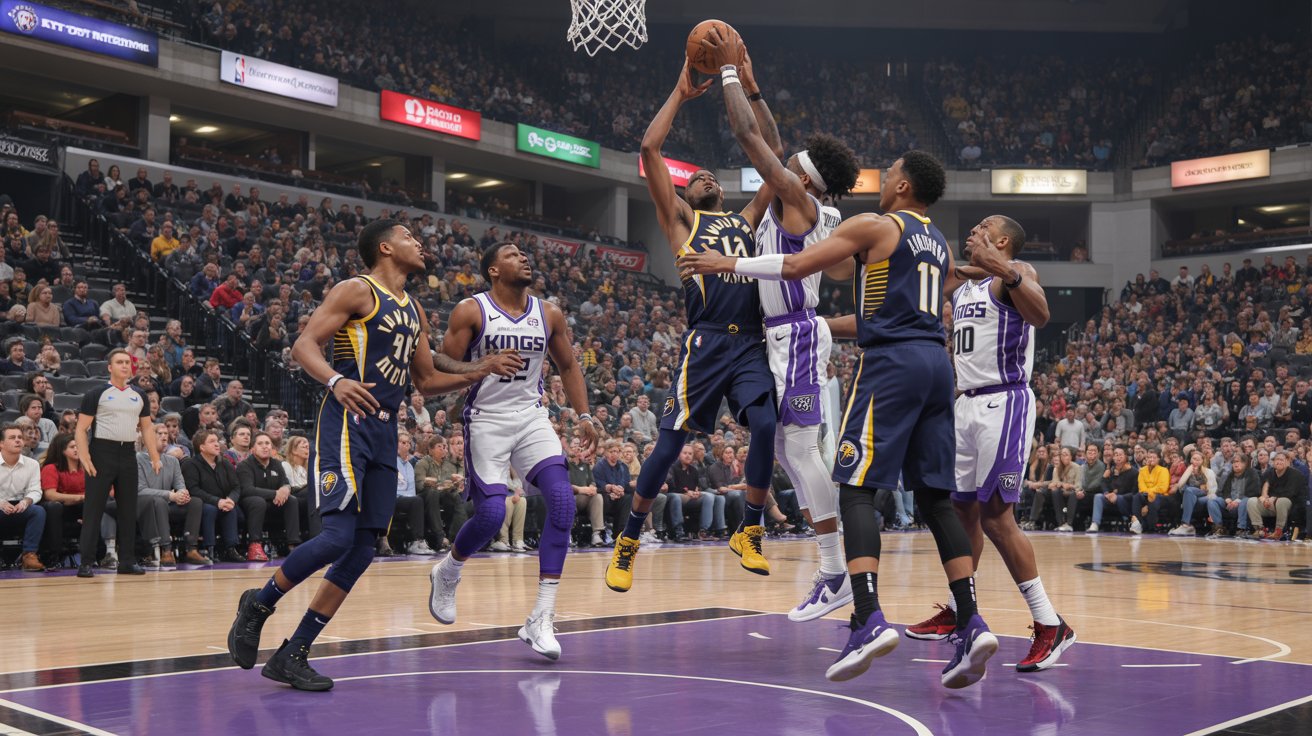 pacers vs sacramento kings match player stats