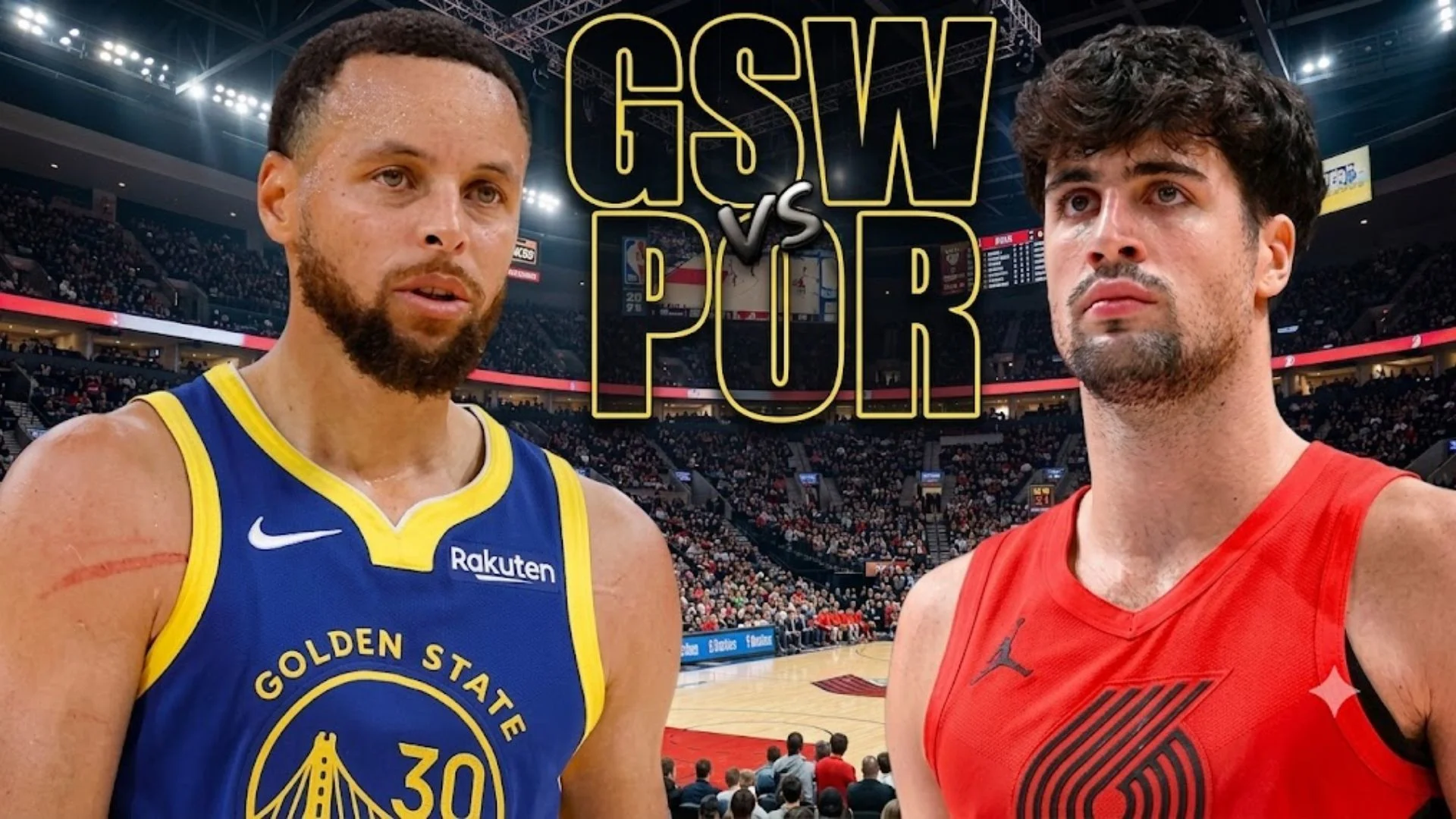 Portland Trail Blazers vs Golden State Warriors Match Player Stats