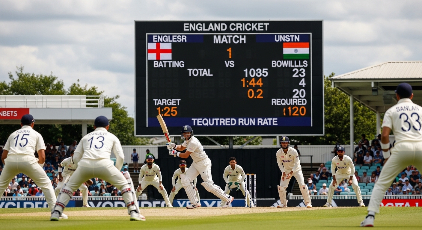 england cricket team vs india national cricket team match scorecard