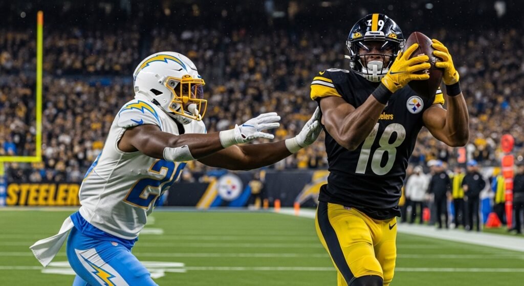 pittsburgh steelers vs chargers match player stats