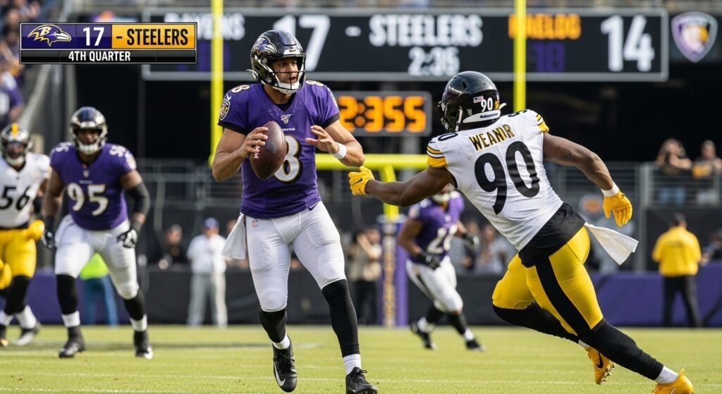 baltimore ravens vs steelers match player stats