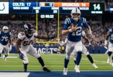 colts vs denver broncos match player stats