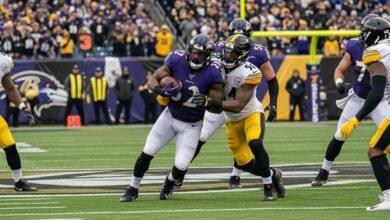 baltimore ravens vs steelers match player stats