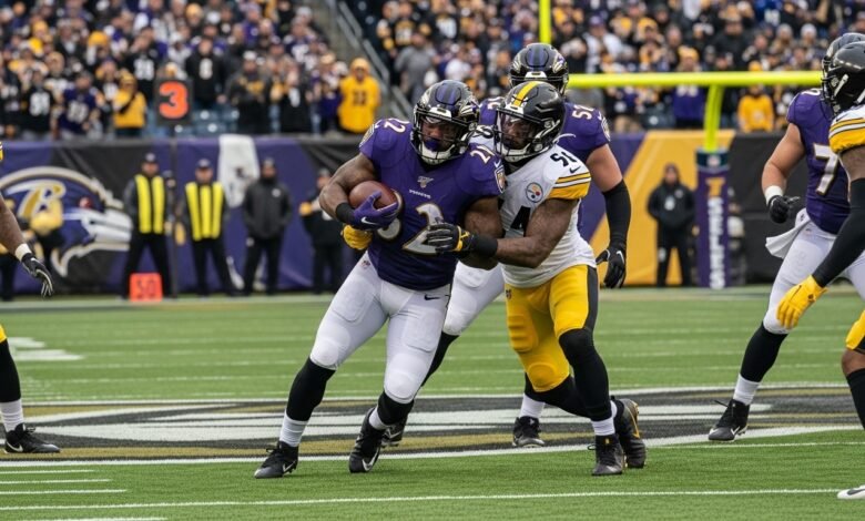 baltimore ravens vs steelers match player stats