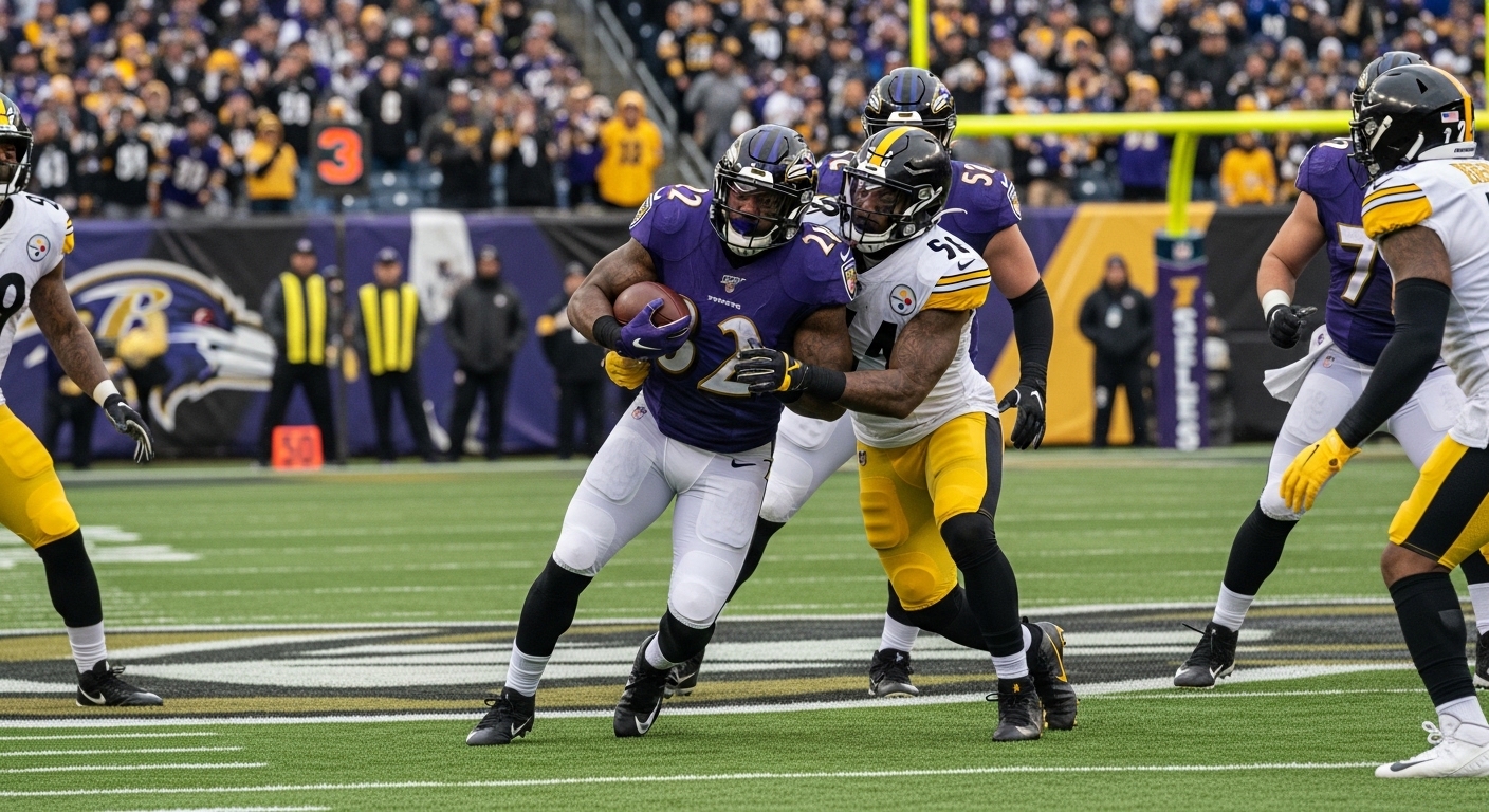 baltimore ravens vs steelers match player stats