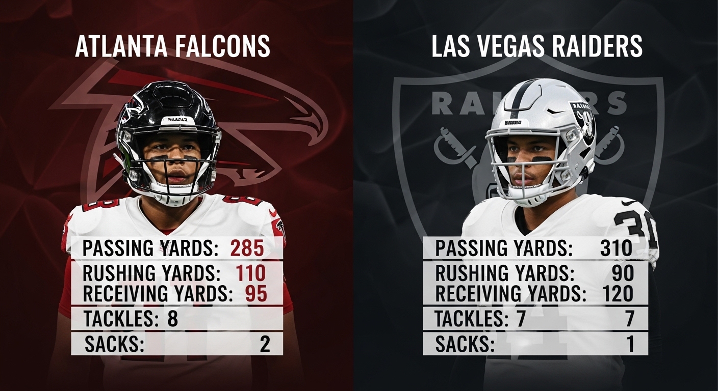 atlanta falcons vs las vegas raiders match player stats