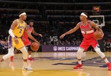 lakers vs washington wizards match player stats