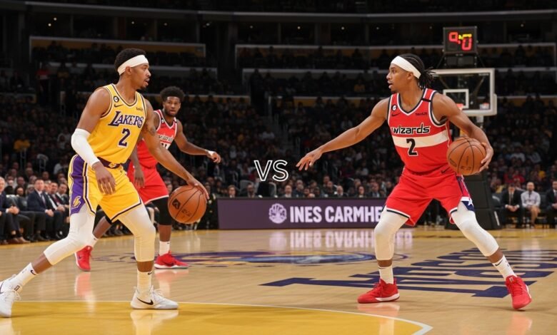lakers vs washington wizards match player stats