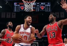 knicks vs chicago bulls match player stats