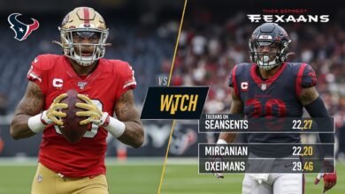 49ers vs texans match player stats