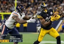 pittsburgh steelers vs chicago bears match player stats