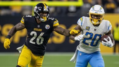 pittsburgh steelers vs chargers match player stats