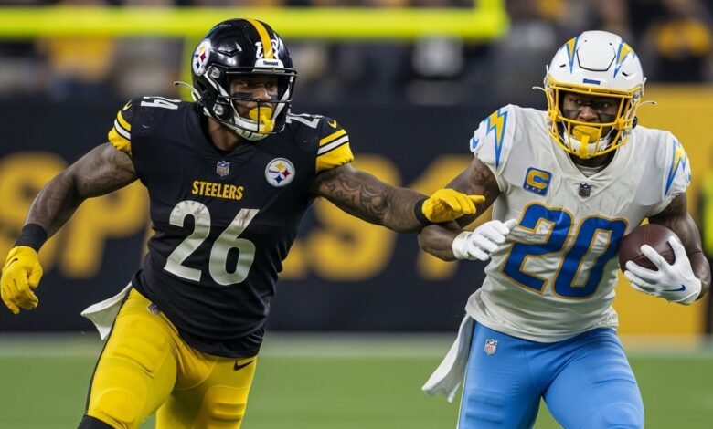 pittsburgh steelers vs chargers match player stats