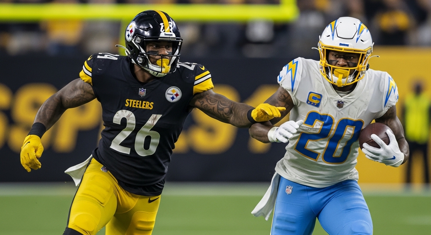 pittsburgh steelers vs chargers match player stats