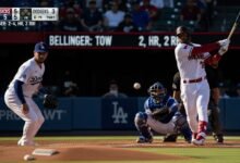 diamondbacks vs dodgers match player stats