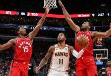 atlanta hawks vs toronto raptors match player stats