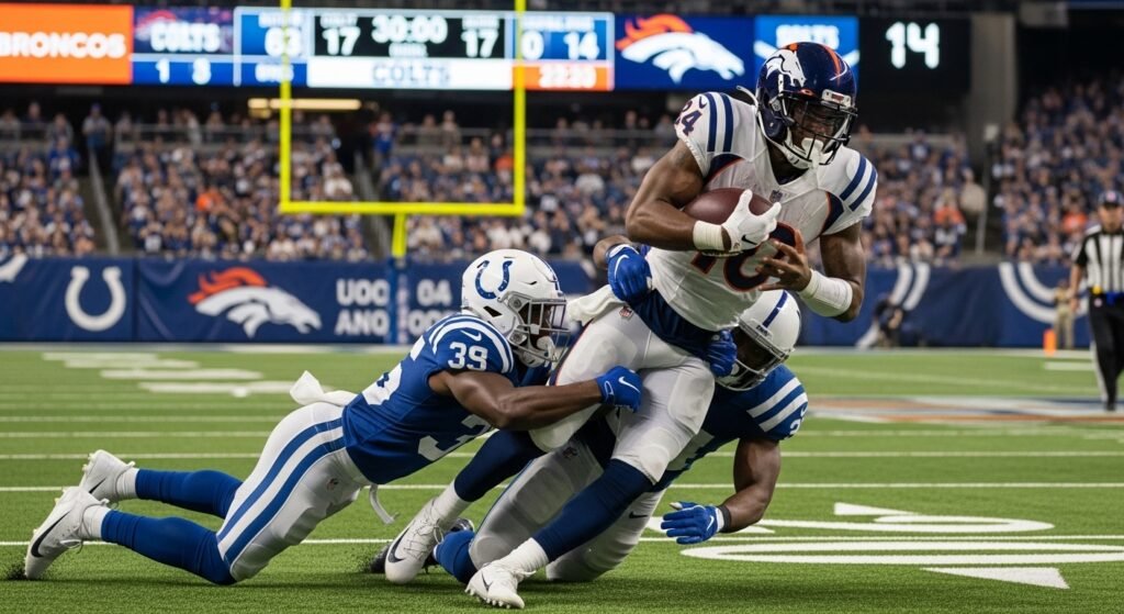 colts vs denver broncos match player stats