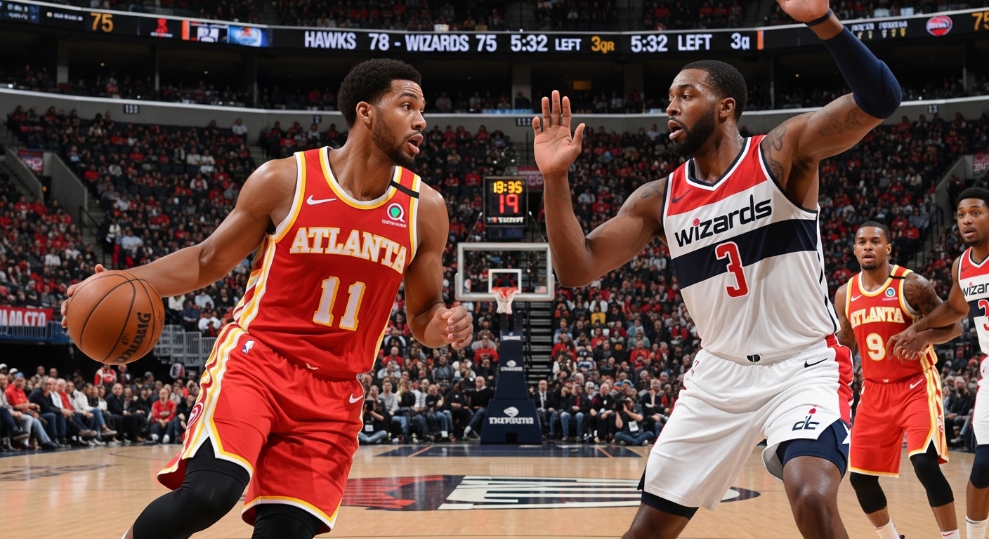 atlanta hawks vs washington wizards match player stats