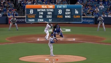 detroit tigers vs dodgers match player stats