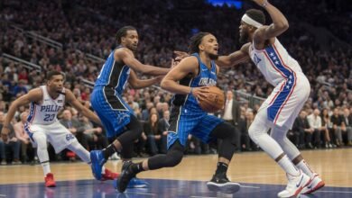 orlando magic vs 76ers match player stats