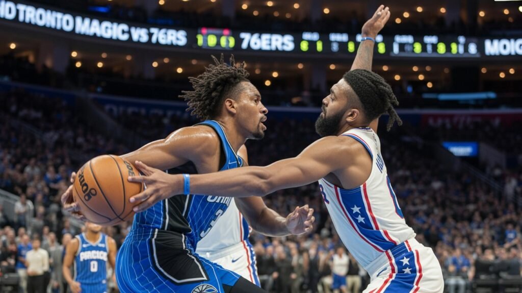 orlando magic vs 76ers match player stats