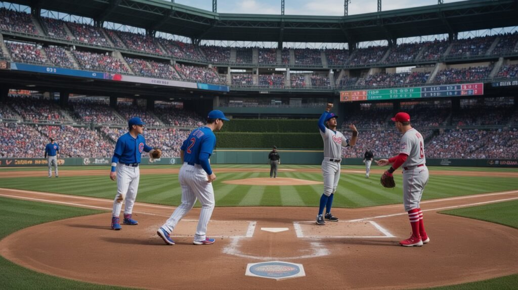 chicago cubs vs cincinnati reds match player stats