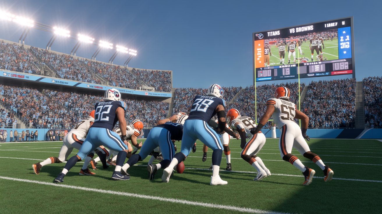 tennessee titans vs cleveland browns match player stats