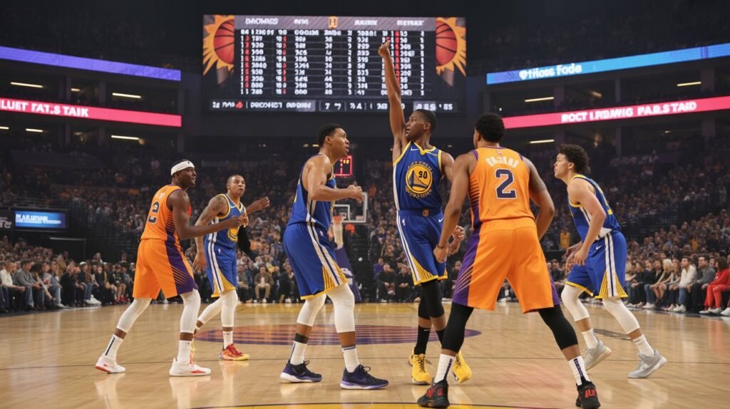phoenix suns vs golden state warriors match player stats