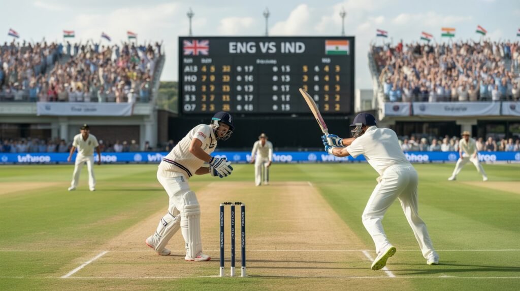 england cricket team vs india national cricket team match scorecard