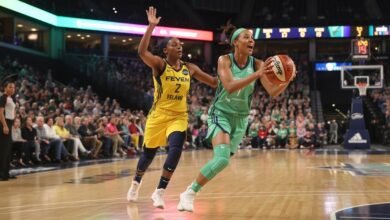 new york liberty vs indiana fever match player stats