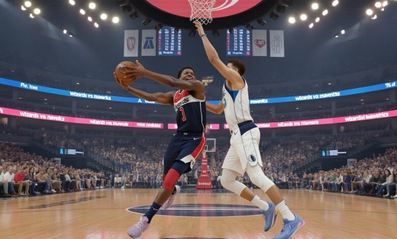 washington wizards vs dallas mavericks match player stats