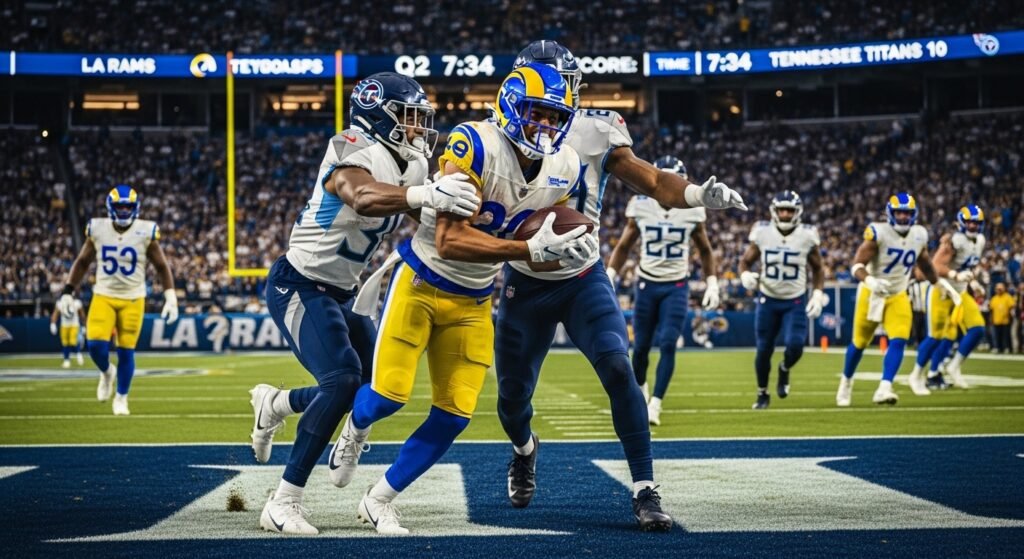 los angeles rams vs tennessee titans match player stats