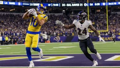 los angeles rams vs baltimore ravens match player stats