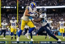 los angeles rams vs tennessee titans match player stats