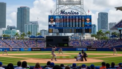 miami marlins vs mets match player stats