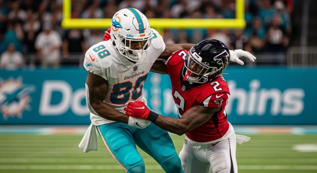 miami dolphins vs atlanta falcons match player stats