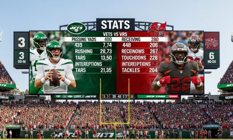 new york jets vs tampa bay buccaneers match player stats