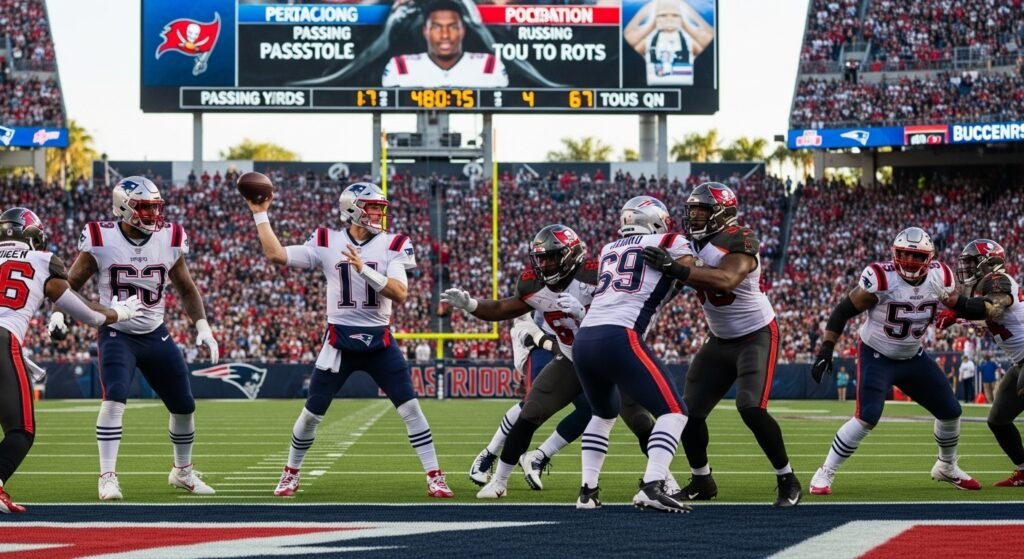 new england patriots vs tampa bay buccaneers match player stats