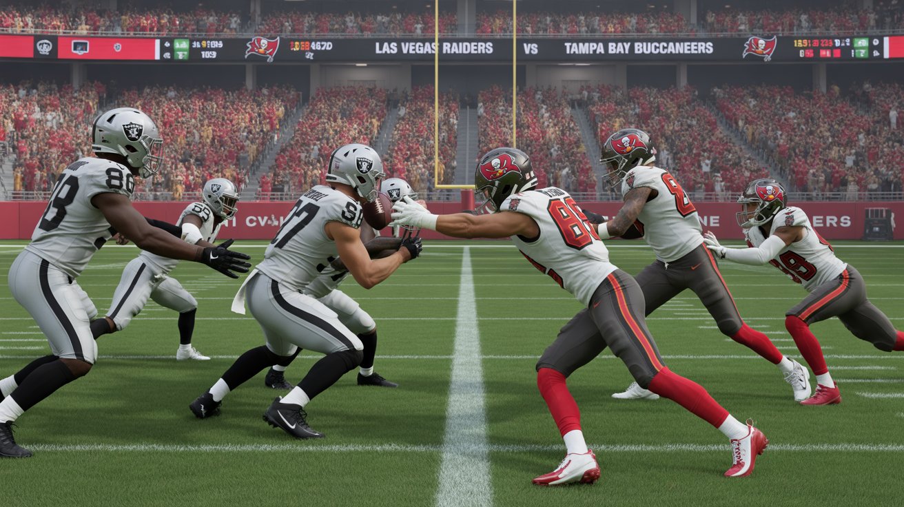 Las Vegas Raiders vs Tampa Bay Buccaneers Match Player Stats