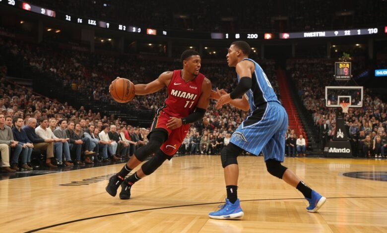 miami heat vs orlando magic match player stats