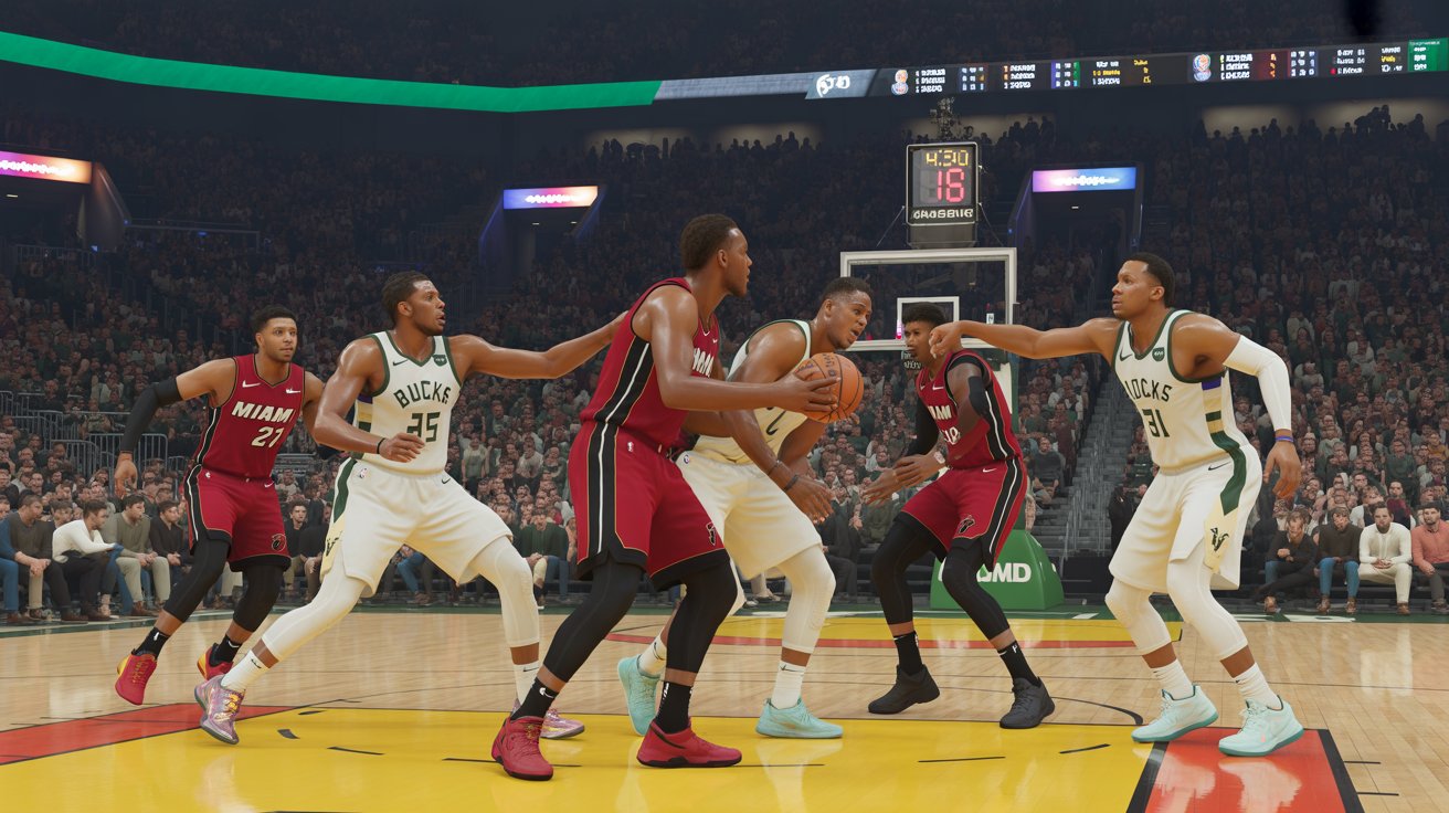 miami heat vs milwaukee bucks match player stats
