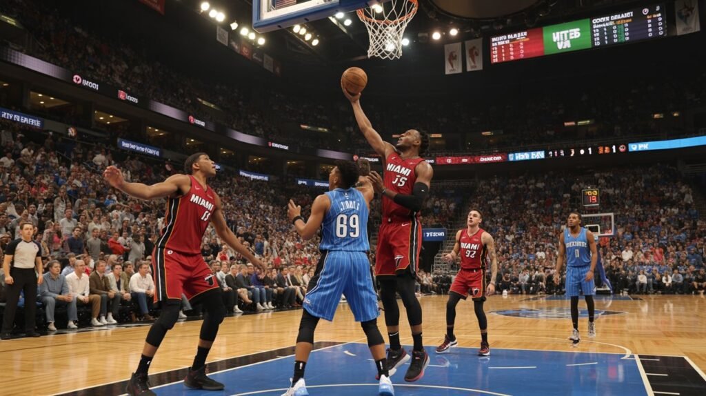 miami heat vs orlando magic match player stats