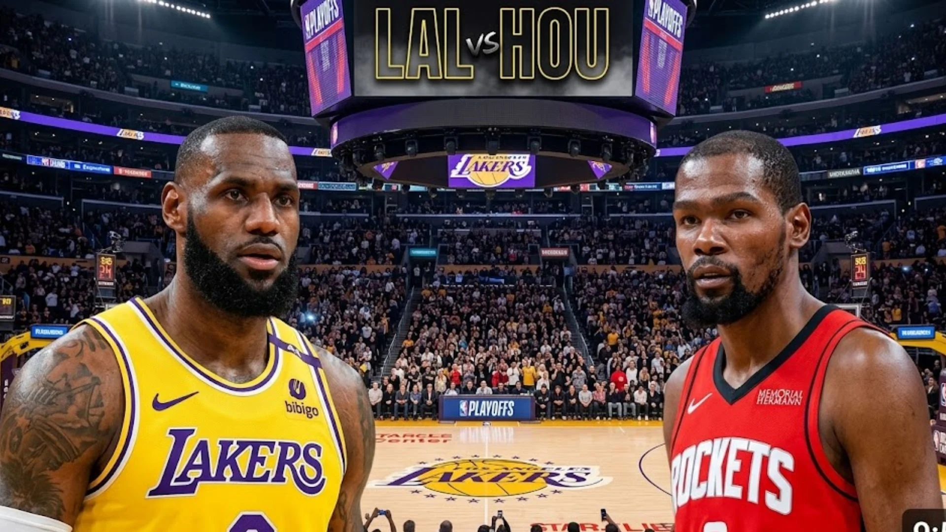 Rockets vs Lakers match stats