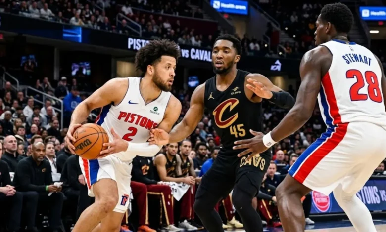 Pistons vs Cavaliers match stats