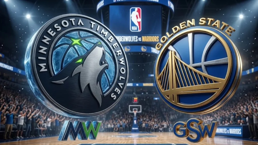Timberwolves vs Warriors match score and stats