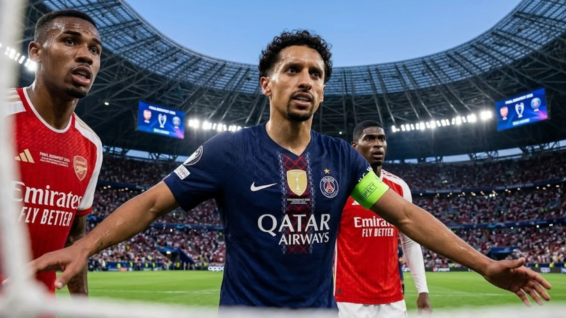 PSG vs Arsenal match stats and score